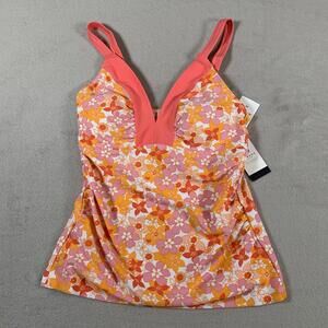 Cabana Life Tankini Swimsuit Womens XS‎ Surfside Beach Halter UPF 50+ Floral NEW